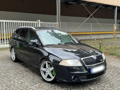 Gebraucht Skoda Octavia vRS 170 PS (125 kW) 2008 Schwarz Kombi