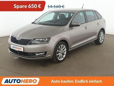 Gebraucht Skoda Rapid Clever 95 PS (69 kW) 2018 Beige Kleinwagen