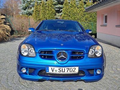 Gebraucht Mercedes SLK32 AMG AMG 354 PS (260 kW) 2002 Blau Cabrio
