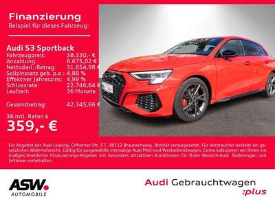 Gebraucht Audi S3 Ambiente 310 PS (228 kW) 2023 Tangorot metallic Limousine