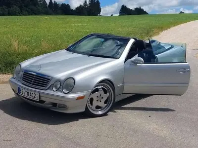 Gebraucht Mercedes CLK320 Elegance 218 PS (160 kW) 1999 Grau Cabrio