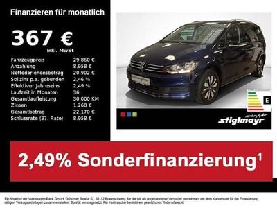 Atlantik blue metallic Gebraucht 2025 VW Touran Goal Van / Kleinbus | 29.860 € (Superpreis)