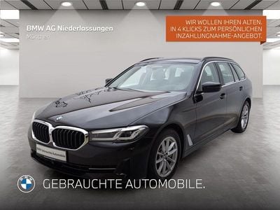 Schwarz Gebraucht 2023 BMW 530 Sport Line Kombi | 43.585 € (Fairer Preis)