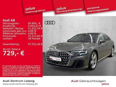 Gebraucht Audi A8 Ambiente 286 PS (210 kW) 2022 Terragrau metallic Limousine
