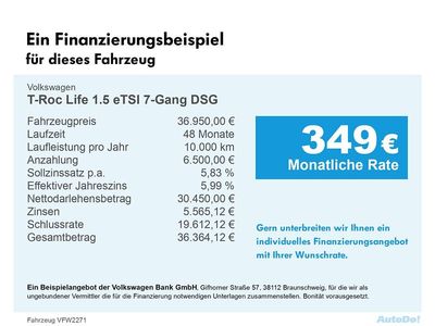 Gebraucht VW T-Roc Life 150 PS (110 kW) 2026 SUV