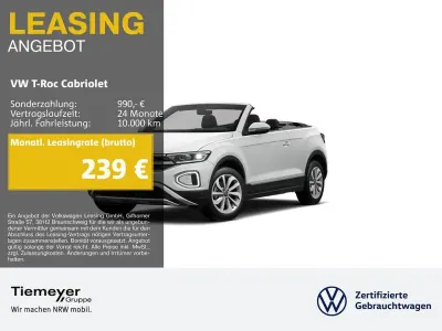 Używany VW T-Roc Cabriolet Style 116 KM (85 kW) 2024 Biały Kabriolet