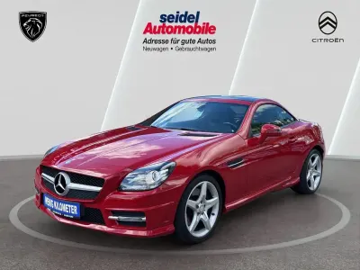 Second-hand Mercedes SLK200 AMG line 184 CP (135 kW) 2016 Roșu Cabrio