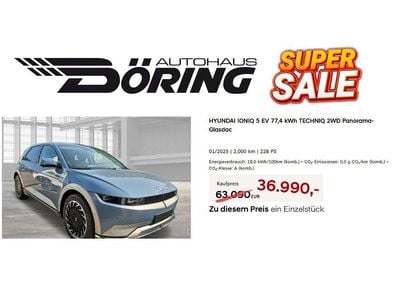 Gebraucht Hyundai Ioniq Techniq 167 kW (228 PS) 2025 Blau Kleinwagen