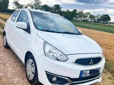 Gebraucht Mitsubishi Space Star Top 71 PS (52 kW) 2016 Weiß Kleinwagen