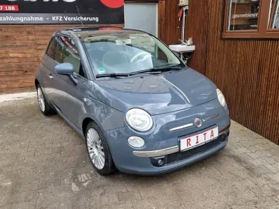 Gebraucht Fiat 500 Lounge 86 PS (63 kW) 2010 Grau Kleinwagen