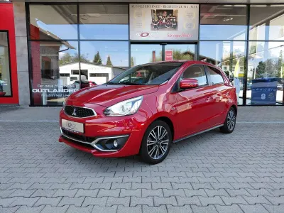 Gebraucht Mitsubishi Space Star Top 80 PS (58 kW) 2018 Amarenarot (m) Kleinwagen