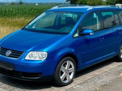 Gebraucht VW Touran 116 PS (85 kW) 2004 Blau Van / Kleinbus