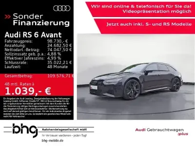 Gebraucht Audi RS6 Ambiente 600 PS (441 kW) 2023 Schwarz Kombi