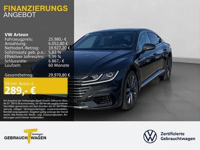 Grau Gebraucht 2018 VW Arteon R-line Limousine | 25.980 € (Fairer Preis)