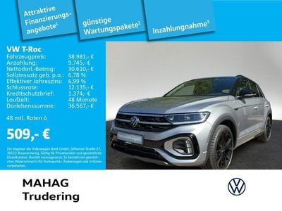 Silber Gebraucht 2024 VW T-Roc R-line SUV | 39.980 € (Teuer)