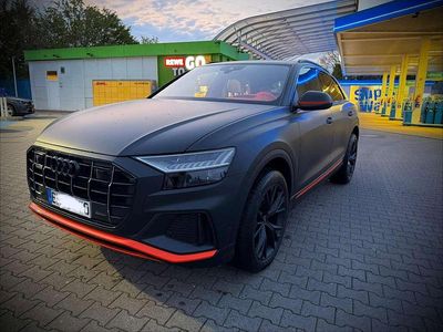 Second-hand Audi Q8 S-Line 231 CP (169 kW) 2021 Portocaliu SUV