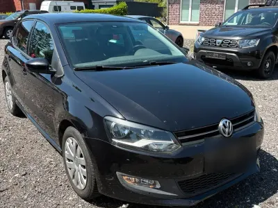 Gebraucht VW Polo Team 69 PS (50 kW) 2011 Schwarz Kleinwagen
