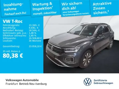 Gebraucht VW T-Roc Goal 116 PS (85 kW) 2025 Grau SUV