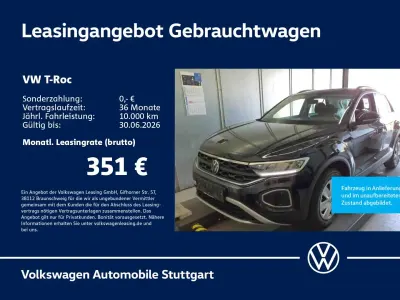Gebraucht VW T-Roc Life 150 PS (110 kW) 2023 Deep black perleffekt SUV