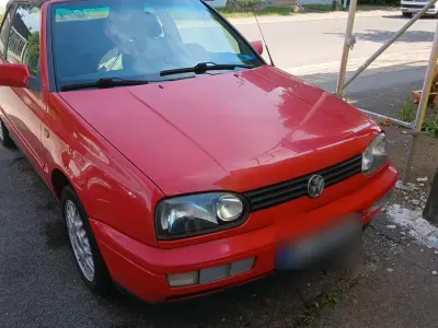 Gebraucht VW Golf Cabriolet 75 PS (55 kW) 1997 Rot Cabrio