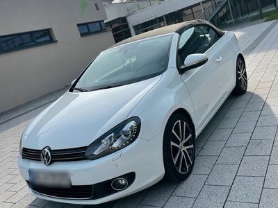 gebraucht VW Golf Cabriolet 6 weiß Automatik