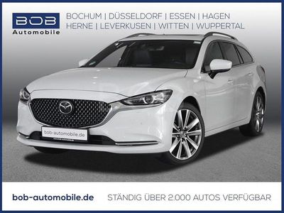 Rhodium white (weiß) Gebraucht 2024 Mazda 6 Takumi-Line Kombi | 29.810 € (Fairer Preis)