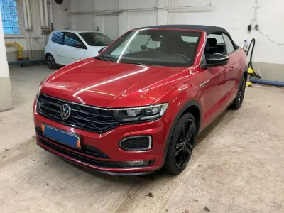 Gebraucht VW T-Roc Cabriolet R-line 150 PS (110 kW) 2021 Rot Cabrio