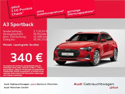 Brugt Audi A3 Advanced 204 HK (150 kW) 2024 Rød Sedan