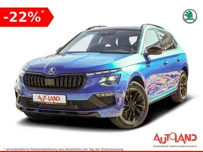 Ny Skoda Kamiq Monte Carlo 150 HK (110 kW) 2026 Blå SUV