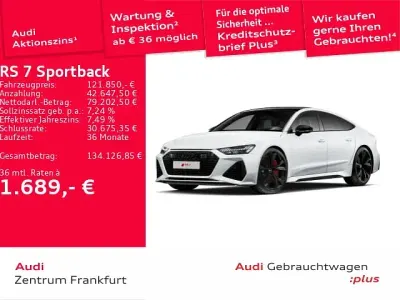 Brugt Audi RS7 Ambiente 600 HK (441 kW) 2025 Hvid Hatchback