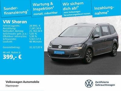 Gebraucht VW Sharan United 150 PS (110 kW) 2021 Indiumgrau metallic Van / Kleinbus