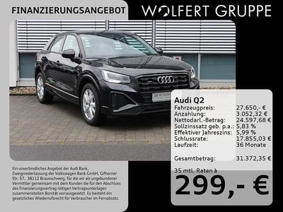 Gebraucht Audi Q2 S-Line 150 PS (110 kW) 2023 Mythosschwarz metallic SUV