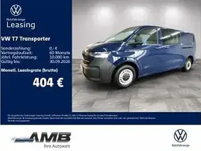 Neu VW T7 150 PS (110 kW) 2026 Blau (dark indigo blue) Van