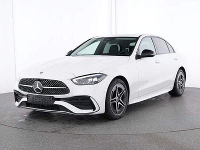 Gebraucht Mercedes C220 AMG line 200 PS (147 kW) 2023 Polarweiss  unilack Limousine