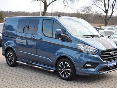 Gebraucht Ford Transit Custom Sport 170 PS (125 kW) 2023 Chromablau metallic Van / Kleinbus