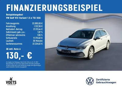 Gebraucht VW Golf VIII Life 131 PS (96 kW) 2023 Silber Kombi