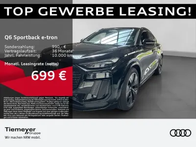 Neu Audi Q6 Sportback e-tron S-Line 314 kW (428 PS) 2026 Schwarz SUV
