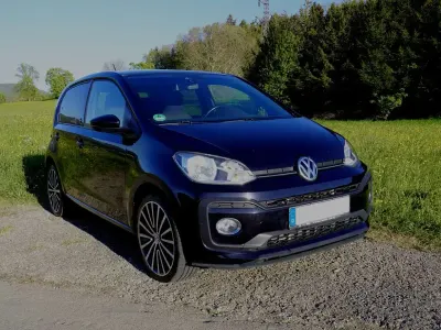 Gebraucht VW up! Sound 90 PS (66 kW) 2017 Schwarz Kleinwagen