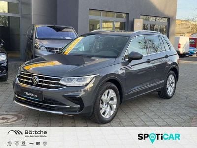 Delfingrau metallic Gebraucht 2021 VW Tiguan Elegance SUV | 32.650 € (Etwas zu teuer)