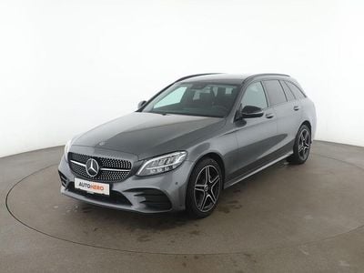 Grau Gebraucht 2018 Mercedes C220 AMG line Kombi | 25.710 € (Fairer Preis)