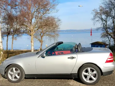 Gebraucht Mercedes SLK230 193 PS (141 kW) 1998 Silber Cabrio