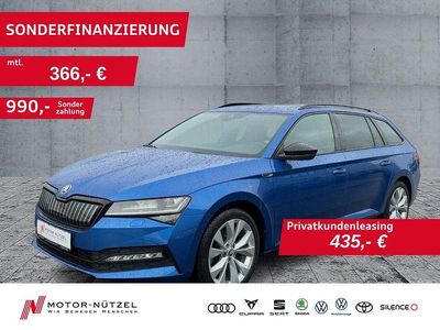Gebraucht Skoda Superb SportLine 218 PS (160 kW) 2022 Raceblau metallic Kombi