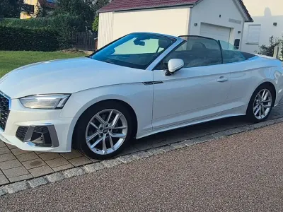 Gebraucht Audi A5 Cabriolet S-Line 190 PS (139 kW) 2020 Weiß Cabrio