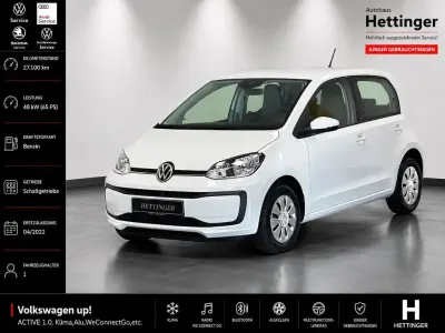 Gebraucht VW up! Active 65 PS (47 kW) 2022 Weiß Kleinwagen