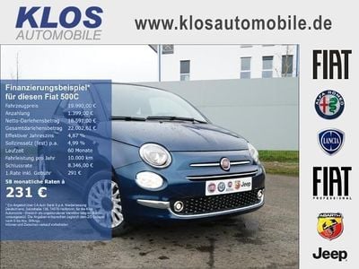 Brugt Fiat 500C Dolcevita 70 HK (51 kW) 2024 Blå Cabriolet