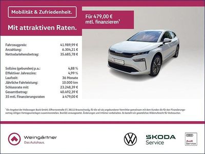 Weiß Neu 2025 Skoda Enyaq iV Loft SUV | 41.990 € (Guter Preis)