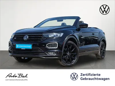 Second-hand VW T-Roc Cabriolet R-line 150 CP (110 kW) 2021 Negru Cabrio