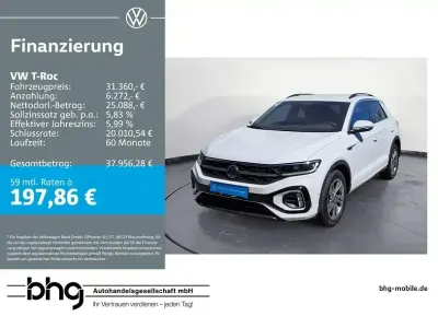 Second-hand VW T-Roc R-line 150 CP (110 kW) 2025 Alb SUV