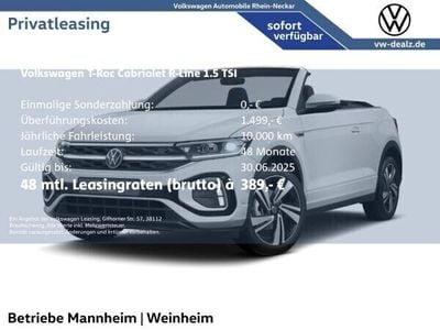 VW T-Roc Cabriolet