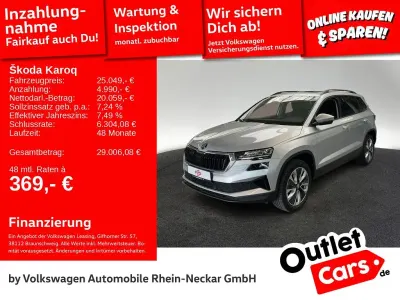 Gebraucht Skoda Karoq Style 150 PS (110 kW) 2023 Silber SUV
